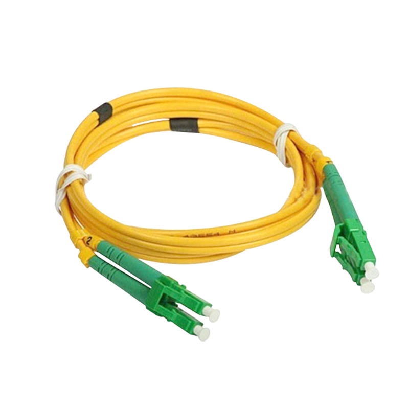 LC APC-LC APC 9/125μm OS2 Singlemode Duplex 2.0mm PVC Fiber Optic Patch Cable