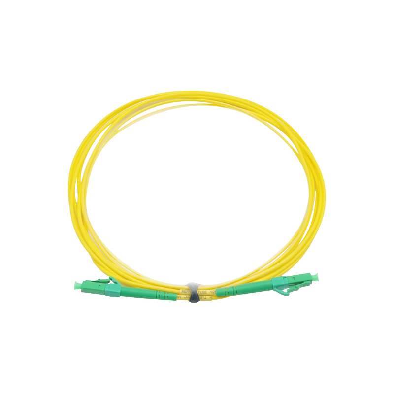 LC APC To LC APC Simplex G.652.D Single Mode PVC 2.0mm -2m Fiber Patch Cable