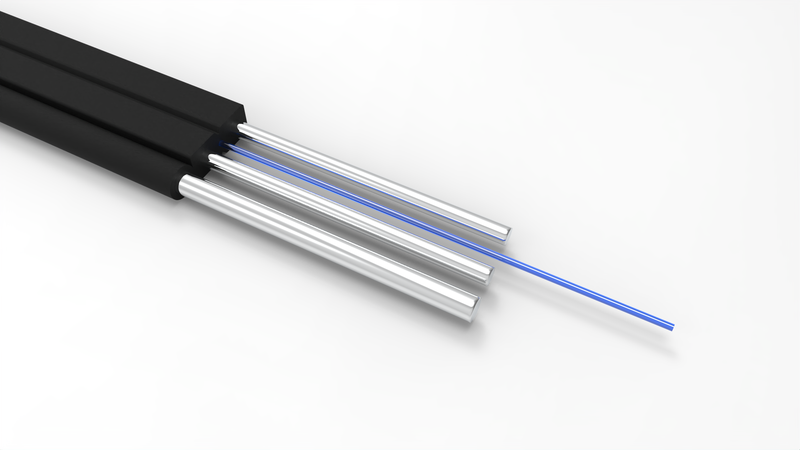 GJYXFCH 2 Core FTTH Drop Cable Self-Support G.657A2 FRP LSZH 
