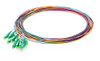 1m LC APC 12 Fibers OS2 Single Mode Unjacketed Color-Coded Fiber Optic Pigtail