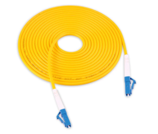 LC UPC To LC UPC Simplex G.652.D Single Mode PVC 0.9mm -2m Fiber Patch Cable